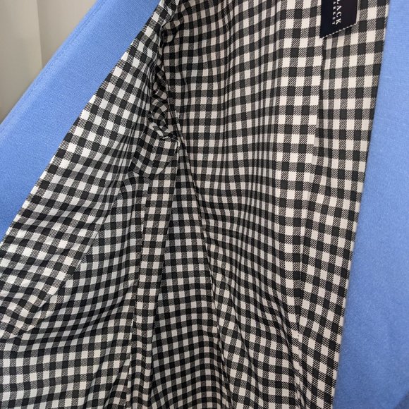 White House Black Market Knit Blazer Bellflower - NWT - Picture 3 of 7